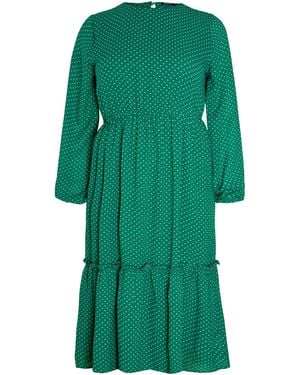Wednesday's Girl Boho Dress - Green