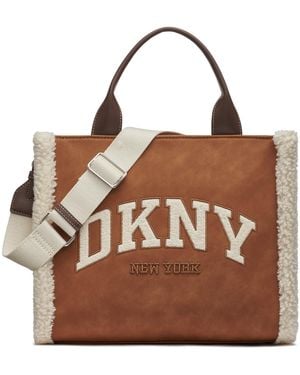 DKNY Hadlee Mini Tote Bag - Brown