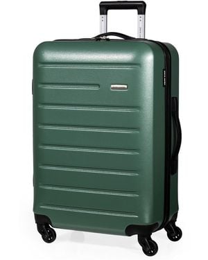 Pierre Cardin Voyager Hard Shell Travel Suitcase Cabin Luggage - Green