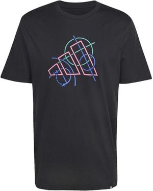 adidas Graphic Logo T-Shirt - Black
