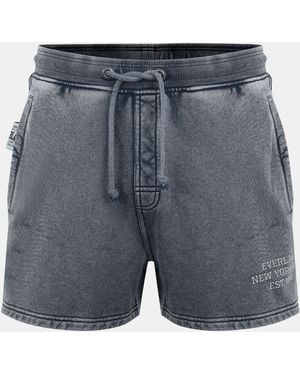 Everlast Nyc Fleece Jogger Shorts - Grey