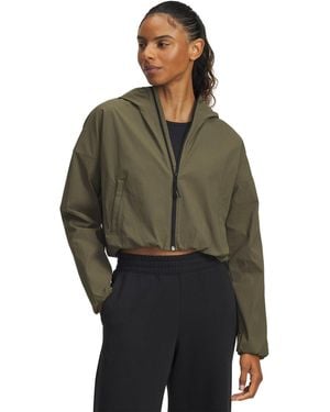 Under Armour Unstoppable Woven Long Sleeve T-Shirt - Green