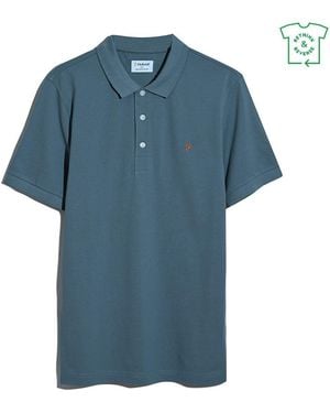 Farah Short Sleeve Polo Shirt - Blue