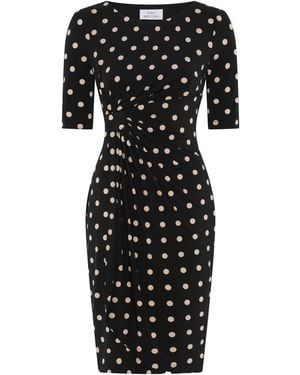 Gina Bacconi Harper Jersey Wrap Dress - Black