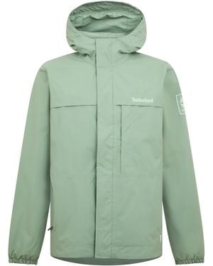 Timberland Wp Shell Waterproof Rain Anorak - Green