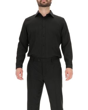 Scotch & Soda Long-Sleeve Oxford Shirt - Black