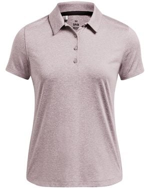 Under Armour Ladies Playoff Short-Sleeved Polo Shirt - Purple