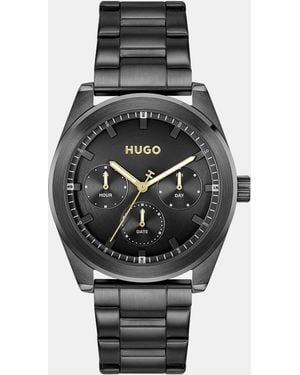 HUGO Gents #Bright Sport Bracelet Watch - Metallic