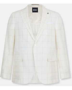 BOSS H Hutson Formal Jacket - White