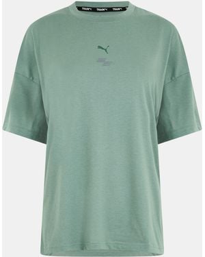 PUMA Hyrox Short-Sleeve Performance Gym Top - Green