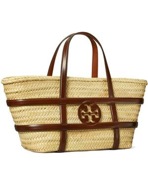 Tory Burch Ella Straw Basket - Brown