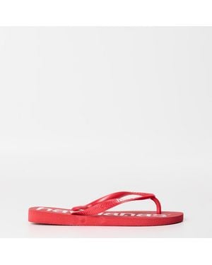 Havaianas Hav. Top Logomania 35/36 Flip Flops - Red