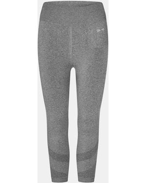 Usa Pro Seamless Capri Cropped Leggings - Grey