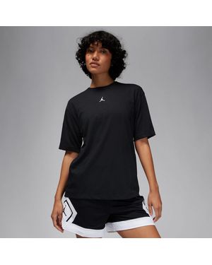 Nike Sport Diamond Short-Sleeve Top - Black