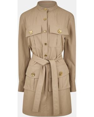 Givenchy Military Dress - Natural