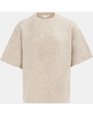 Miso Short Sleeve Knit Tee - Natural