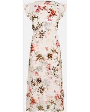 French Connection Candice Midi A Line Dress - Natural
