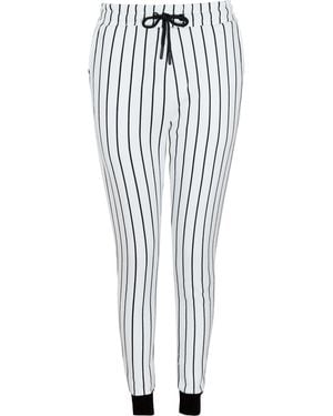 Another Influence Closed Hem Jersey Joggers - White