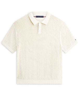 Tommy Hilfiger Tommy Knit Polo Sn63 - Natural