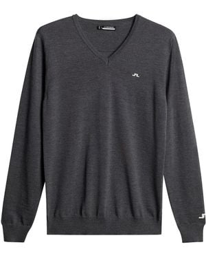 J.Lindeberg Junior.Lind Lymn Knitted Crew Neck Jumper - Grey