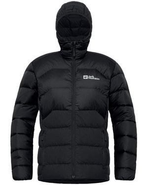 Jack Wolfskin Jw Ather Water Resistant Windproof Down Jacket - Black