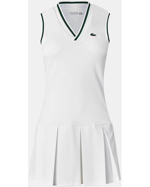 Lacoste Robe Towel Dressing Gown - White