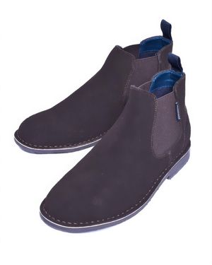 Lambretta Suede Chelsea Boot - Blue