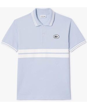 Lacoste Classic-fit Badge Polo Shirt - Blue