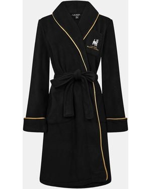 Ralph Lauren Dalton Towel Dressing Gown - Black