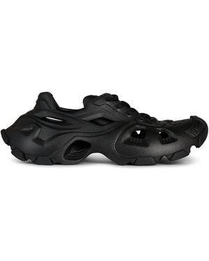 Balenciaga Lace-Up Runners - Black