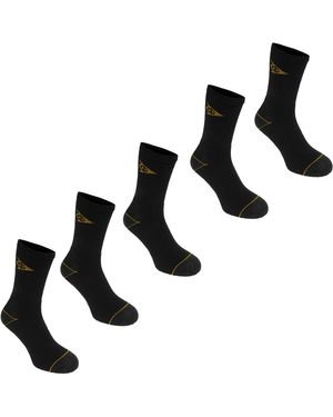 Dunlop Workwear 5 Pack Socks - Black
