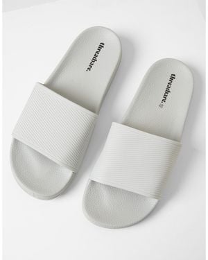 Threadbare Arlo Flat Sandal - Grey