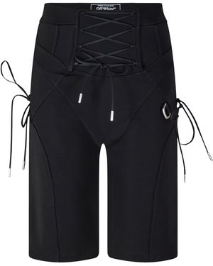 Off-White c/o Virgil Abloh Stamp Active Shorts - Black