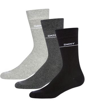 DKNY 3 Pack Socks - Black