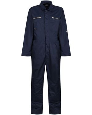 Regatta Prozip Zip System Professional Overalls - Blue