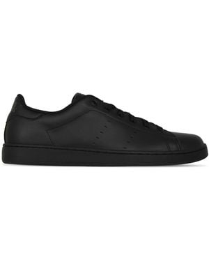 Lonsdale London Leyton Leather Trainers - Black