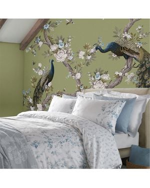 Laura Ashley Belvedere Hedgerow Fixed Size Mural - Green
