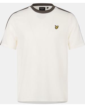 Lyle & Scott Regular Fit Contrast T-Shirt - White