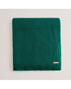 Ted Baker Classic Rib Scarf - Green