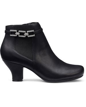 Hotter Verse Standard Fit Ankle Boots - Black