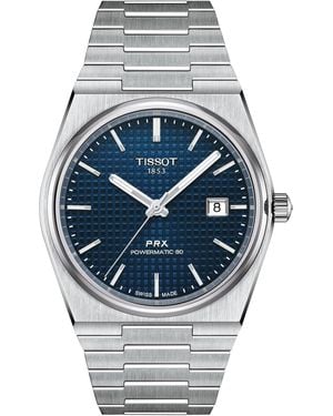 Tissot Prx Automatic Stainless Steel Analogue Watch - Metallic
