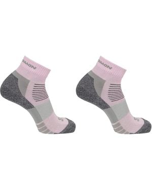 Salomon Merino Quarter 2 Pack Walking Sock - Brown