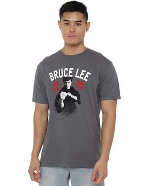 Other Bruce Lee Ready T Shirt - Grey