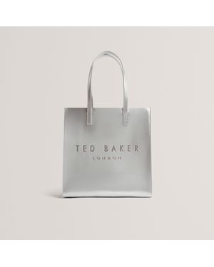 Ted Baker Crinkle Icon Tote Bag - Grey