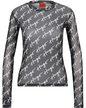 HUGO Diralina_3 T-Shirt - Grey