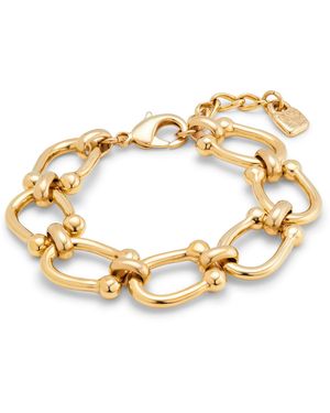 Uno De 50 18K-Plated Bracelet - Metallic