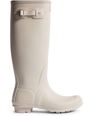 HUNTER Original Tall Wellington Boots - Natural