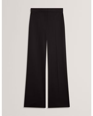 Ted Baker High-Waist Flared Trousers - Black