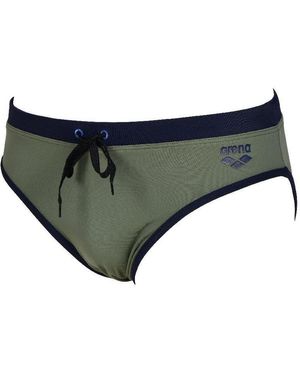 Arena Swim Brief Fundamentals Borders - Grey