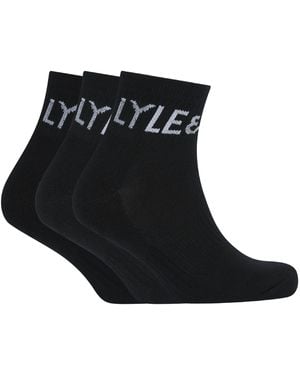 Lyle & Scott Lyle Sammy 3Pk - Black